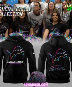 Detroit Lions Crucial Catch Intercept Cancer 2024 Hoodie