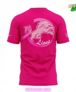Detroit Lions In October We Wear Pink T Shirt 3