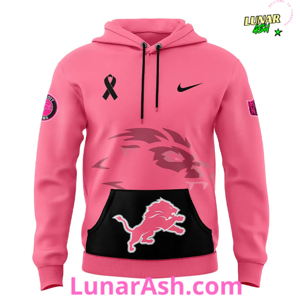 Detroit Lions Women’s Breast Cancer Awareness Month 2024 Pink Hoodie Detroit Lions Women’s Breast Cancer Awareness Month 2024 Pink Hoodie