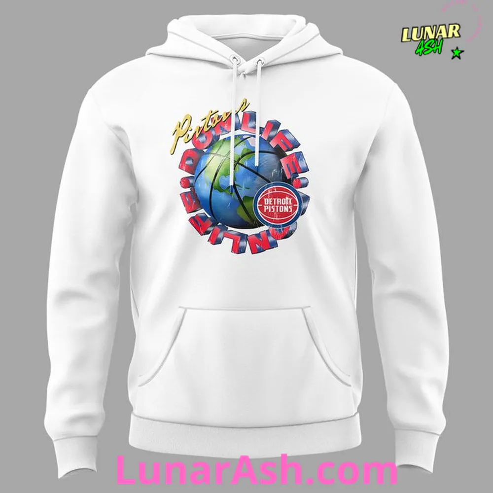 Detroit Pistons World Tour 2025 Special Hoodie Detroit Pistons World Tour 2025 Special Hoodie