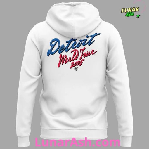 Detroit Pistons World Tour 2025 Special Hoodie