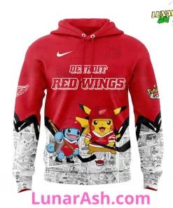 Detroit Red Wings x Pokémon Special Hoodie