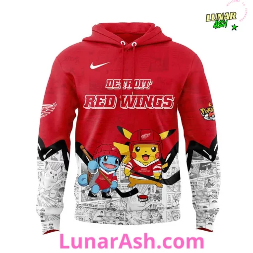 Detroit Red Wings x Pokémon Special Hoodie