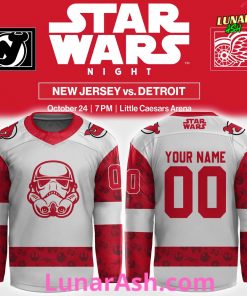Detroit Red Wings x Star Wars 2025 Special Hockey Jersey