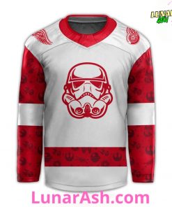 Detroit Red Wings x Star Wars 2025 Special Hockey Jersey