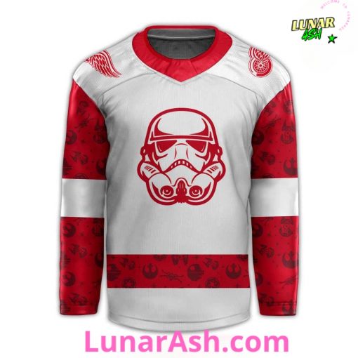 Detroit Red Wings x Star Wars 2025 Special Hockey Jersey
