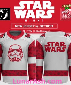Detroit Red Wings x Star Wars 2025 Special Hockey Jersey
