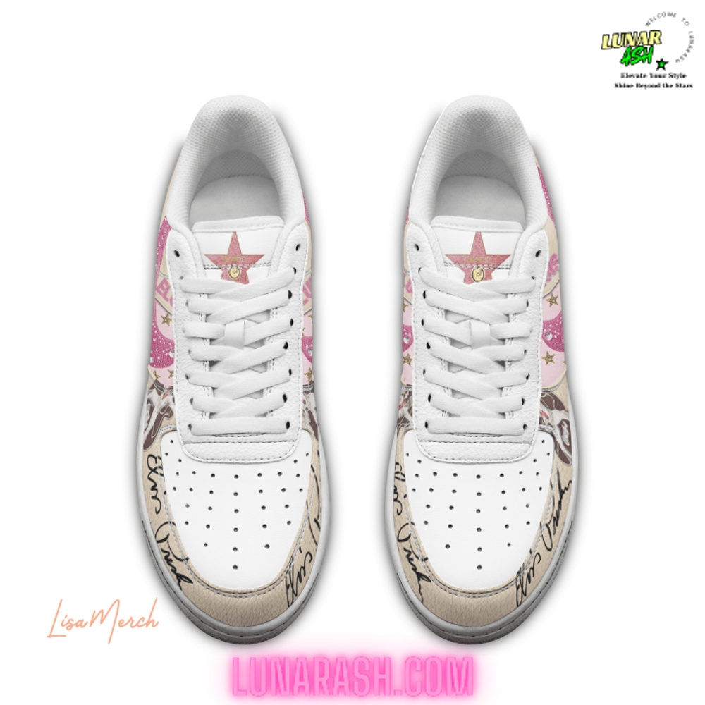 Elvis Tribute Limited Edition Nike Air Force 1 Sneakers Elvis Tribute Limited Edition Nike Air Force 1 Sneakers