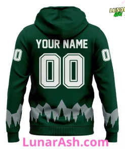 Everett Silvertips Costom 2024 Green Hoodie 3