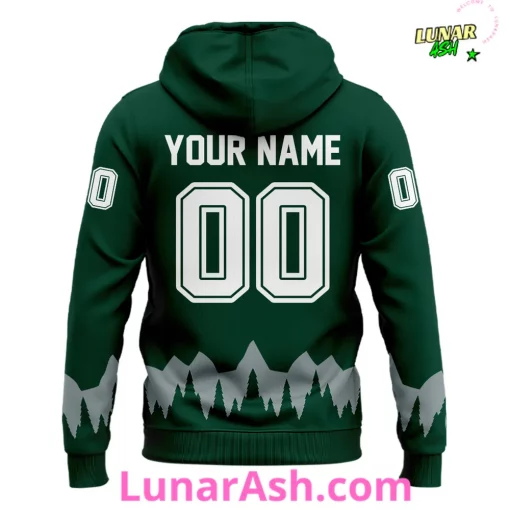 Everett Silvertips Custom 2024 Green Hoodie