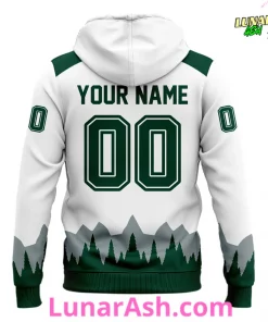 Everett Silvertips Costom 2024 White Hoodie 3