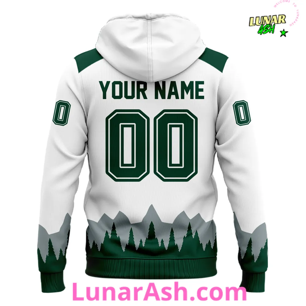 Everett Silvertips Custom 2024 White Hoodie Everett Silvertips Custom 2024 White Hoodie