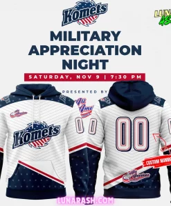 Fort Wayne Komets Military Appreciation Night 2024 Hoodie