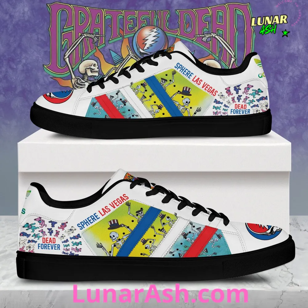 Grateful Dead Sphere Las Vegas Limited Edition Stan Smith Shoes Grateful Dead Sphere Las Vegas Limited Edition Stan Smith Shoes