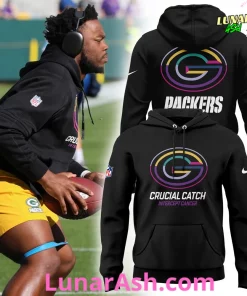 Green Bay Packers Crucial Catch Intercept Cancer 2024 Hoodie
