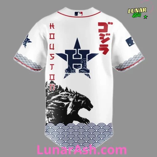 Houston Astros 2025 Japan x Godzilla Baseball Jersey