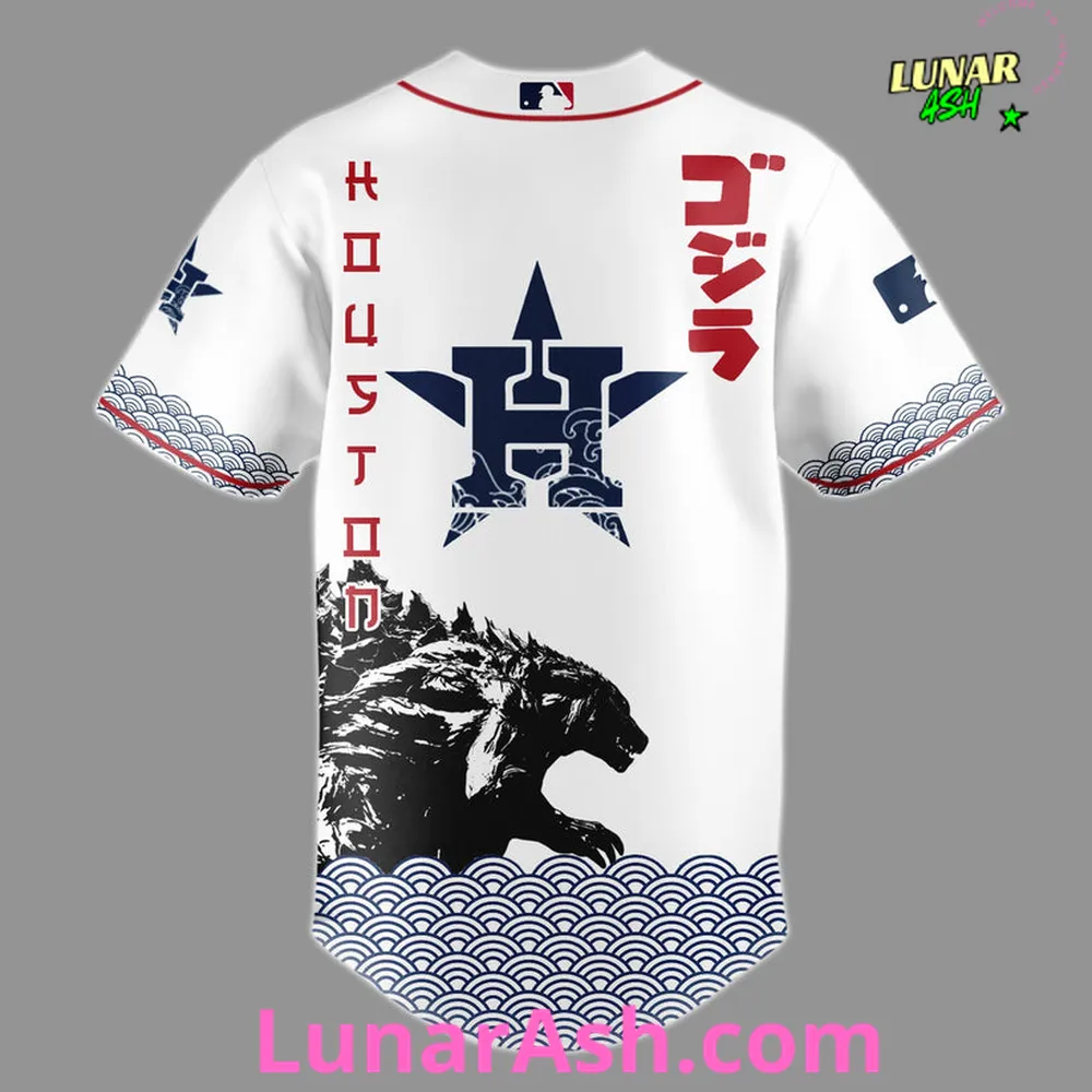 Houston Astros 2025 Japan x Godzilla Baseball Jersey Houston Astros 2025 Japan x Godzilla Baseball Jersey