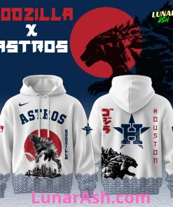 Houston Astros 2025 Japan x Godzilla Hoodie