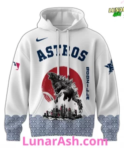 Houston Astros 2025 Japan x Godzilla Hoodie