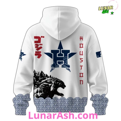 Houston Astros 2025 Japan x Godzilla Hoodie