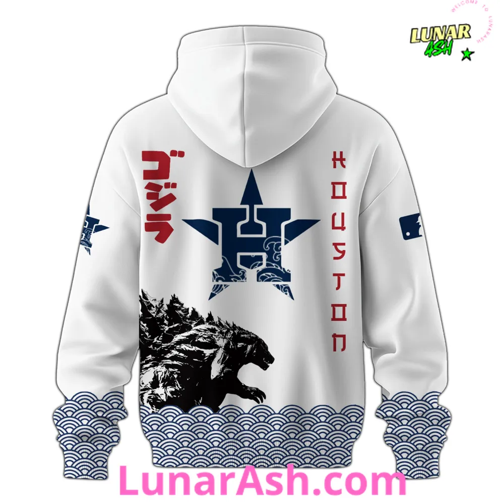 Houston Astros 2025 Japan x Godzilla Hoodie Houston Astros 2025 Japan x Godzilla Hoodie
