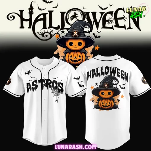 Houston Astros Happy Halloween 2024 Baseball Jersey