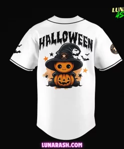 Houston Astros Happy Halloween 2024 Baseball Jersey 3