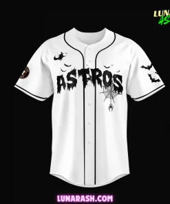 Houston Astros Happy Halloween 2024 Custom Baseball Jersey