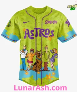 Houston Astros MLB x Scooby-Doo Night Baseball Jersey