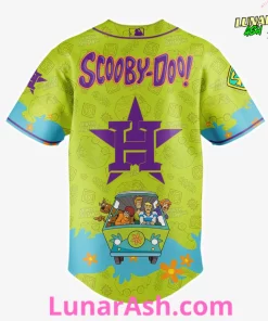 Houston Astros MLB x Scooby Doo Night Baseball Jersey 3