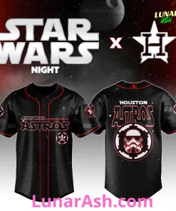 Houston Astros MLB x Star War Night 2025 Custom Baseball Jersey 1