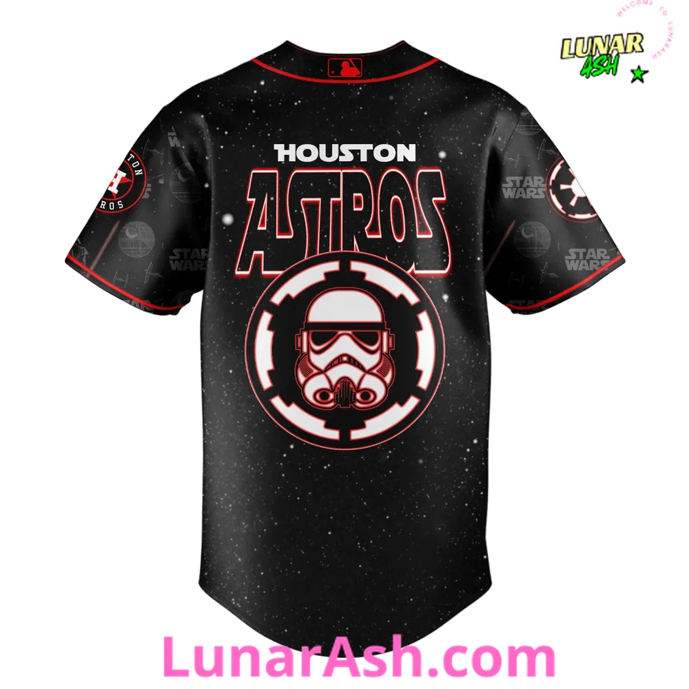 Houston Astros MLB x Star Wars Night 2025 Custom Baseball Jersey Houston Astros MLB x Star Wars Night 2025 Custom Baseball Jersey