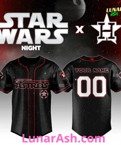 Houston Astros MLB x Star Wars Night 2025 Custom Baseball Jersey