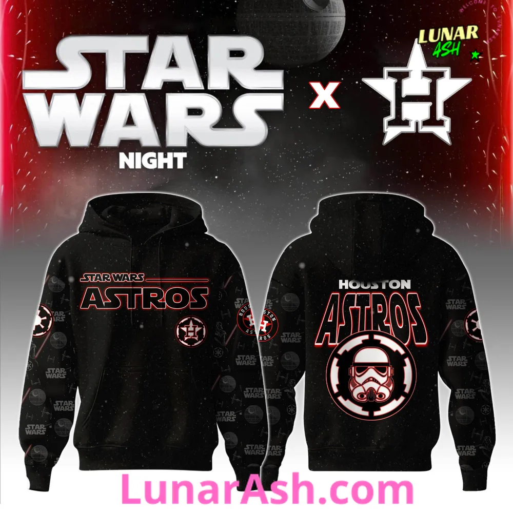 Houston Astros MLB x Star Wars Night 2025 Hoodie Houston Astros MLB x Star Wars Night 2025 Hoodie