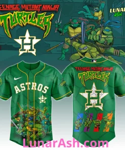 Houston Astros x Ninja Turtles Night 2025 Baseball Jersey