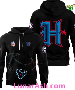 Houston Texans Alternate Helmet Fanatics Black 2024 Hoodie 2