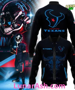 Houston Texans H-Town 2024 Blue Baseball Jacket