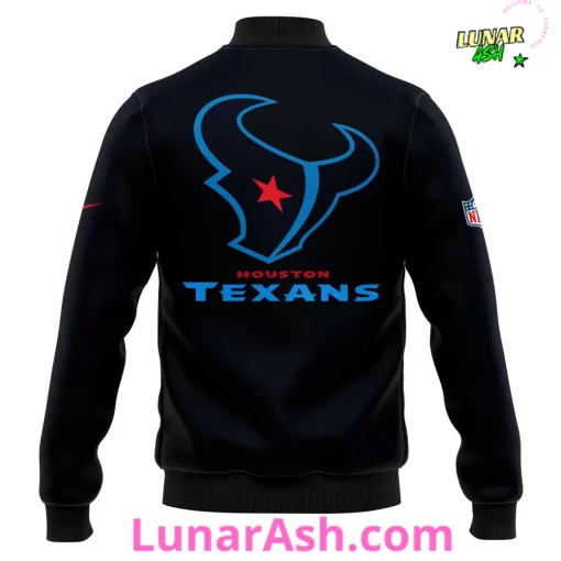 Houston Texans H-Town 2024 Blue Baseball Jacket