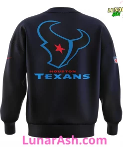 Houston Texans H Town 2024 Blue Sweatshirt 3