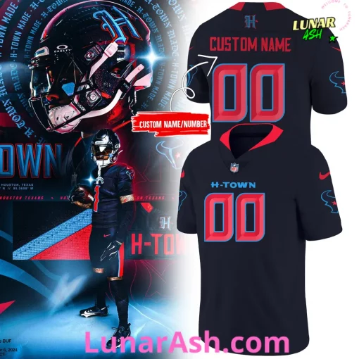 Houston Texans H-Town Alternate Game 2024 Football Jersey