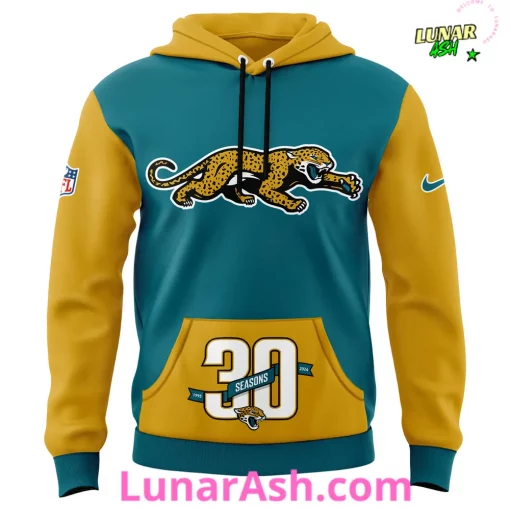 Jacksonville Jaguars 30th Season Throwback Hoodie