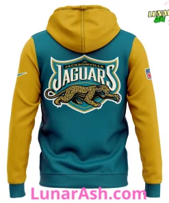 Jacksonville Jaguars 30th Season Throwback Hoodie 3
