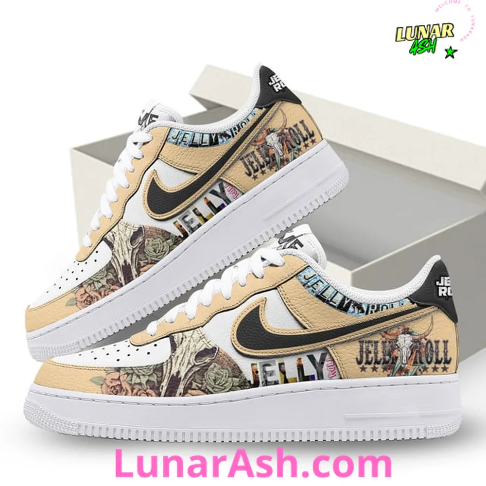 Jelly Roll Skull & Roses Limited Edition Nike Air Force 1 Jelly Roll Skull & Roses Limited Edition Nike Air Force 1
