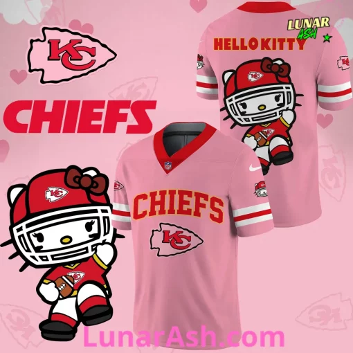 Kansas City Chiefs x Hello Kitty Football Jersey