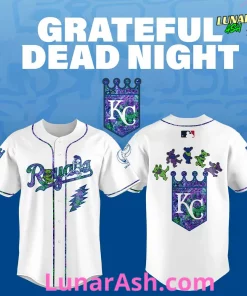 Kansas City Royals Grateful Dead Night Special Jersey