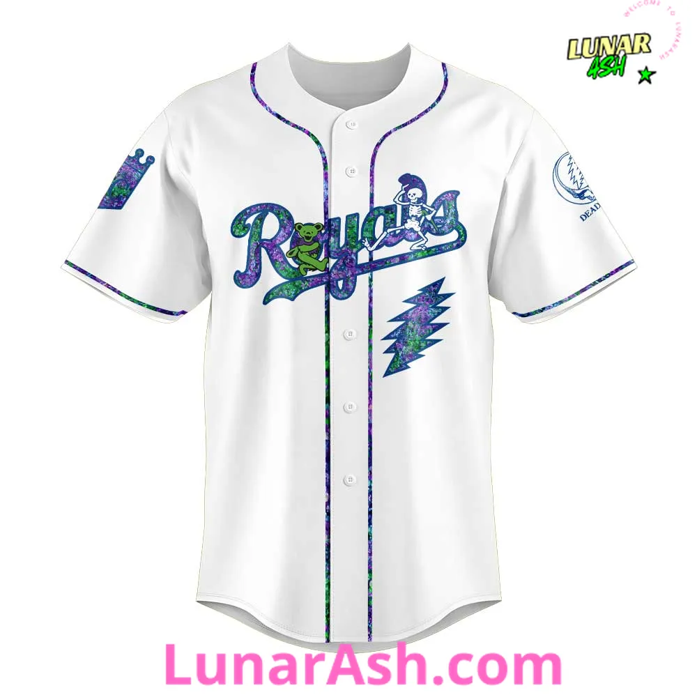 Kansas City Royals Grateful Dead Night Special Jersey Kansas City Royals Grateful Dead Night Special Jersey