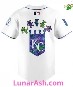 Kansas City Royals Grateful Dead Night Special Jersey 3