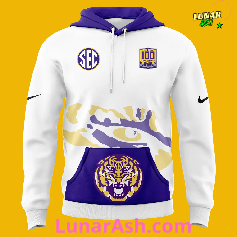 LSU Tiger 100 Years Limited Edition Hoodie LSU Tiger 100 Years Limited Edition Hoodie