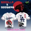 Los Angeles Dodgers 2025 Japan x Godzilla Baseball Jersey