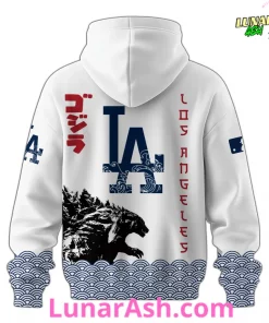 Los Angeles Dodgers 2025 Japan x Godzilla Hoodie 3
